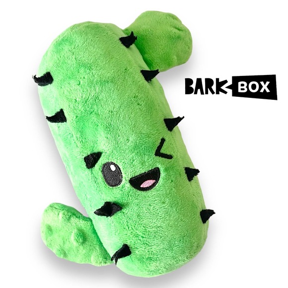 Barkbox Dog Barkbox Dog Toy Garcia The Cactus Plush Crinkle Squeak